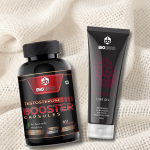 BigKnob Testo booster Strength Stamina Immunity 60Capsules and Blackberry Water Based Lubricant 100ml